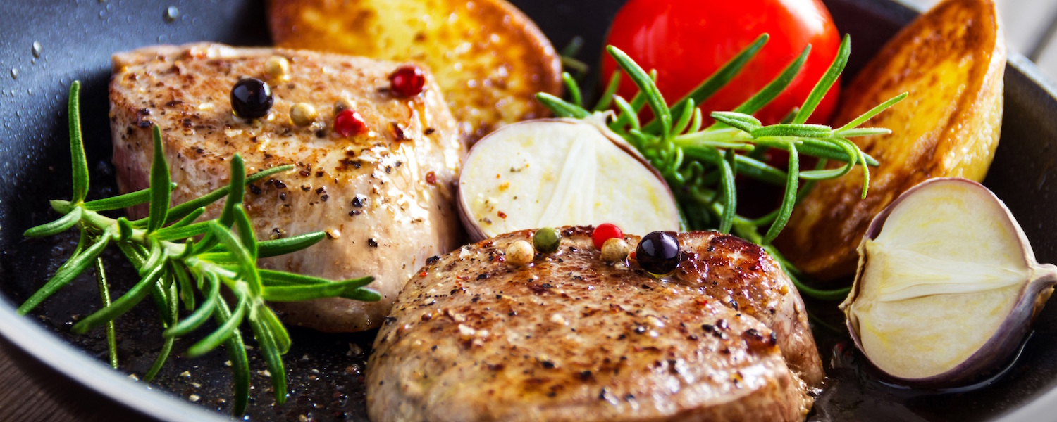 Vorspeise mit Garnele und Salat